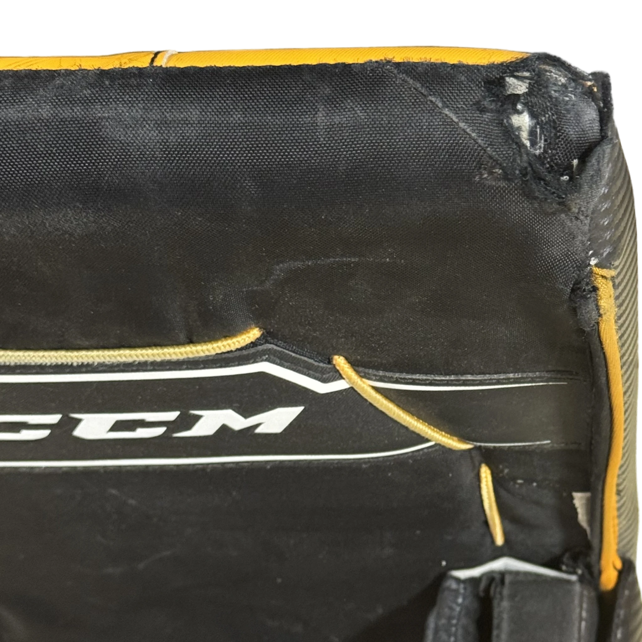 CCM AXIS - Ensemble de protections de gardien de but Pro Stock d'occasion (noir/jaune)
